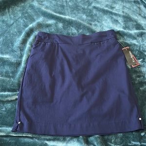 KIM ROGERS SIZE 10 DARK BLUE SKIRT